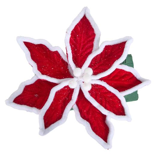 Red and White Flower Pick