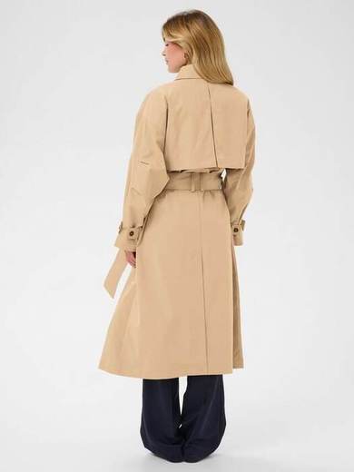 Saint Tropez Otilia Belted Trench Coat, Starfish