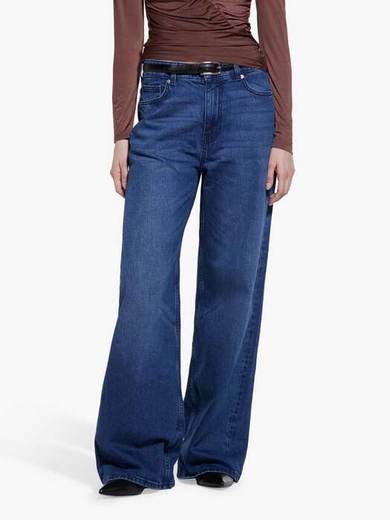 SISLEY Wide Leg 72 Jeans, Blue
