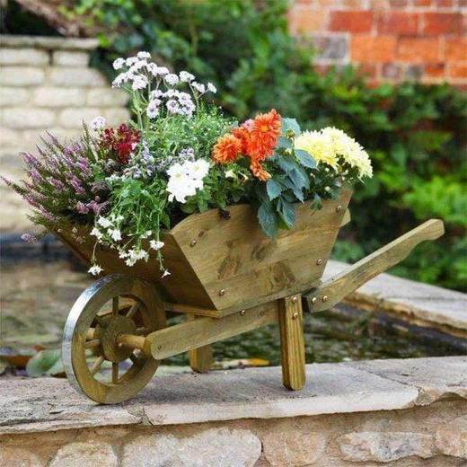 Smart Garden Woodland Large Wheelbarrow Planter