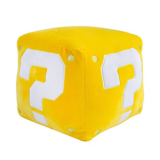 Super Mario Question Block MEGA Plush