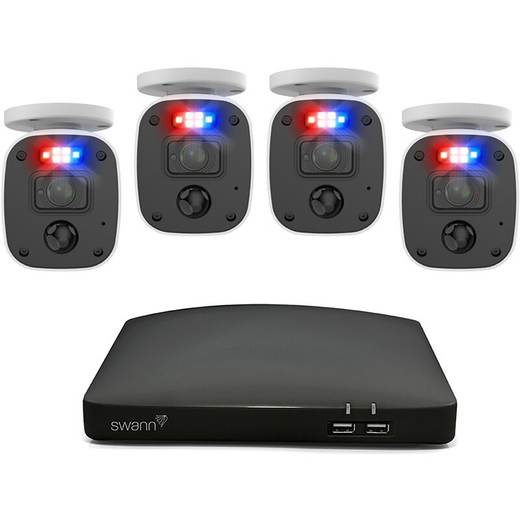 Swann 4-Camera 8 Channel DVR-4680 2K CCTV System 1TB HDD