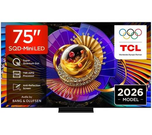 TCL C7L 75" SQD-Mini LED 4K HDR Smart Google TV - 75C7L-UK