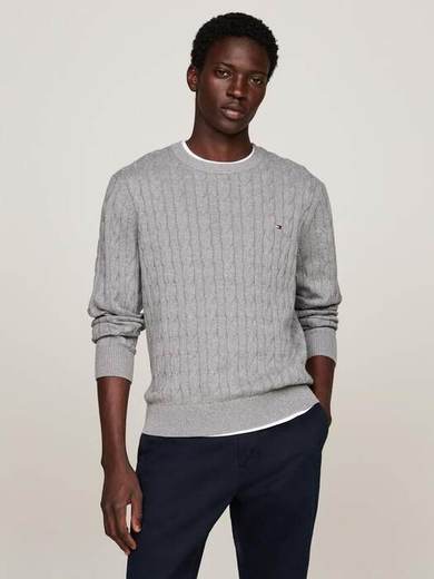 Tommy Hilfiger Classic Cable Knit Cotton Jumper