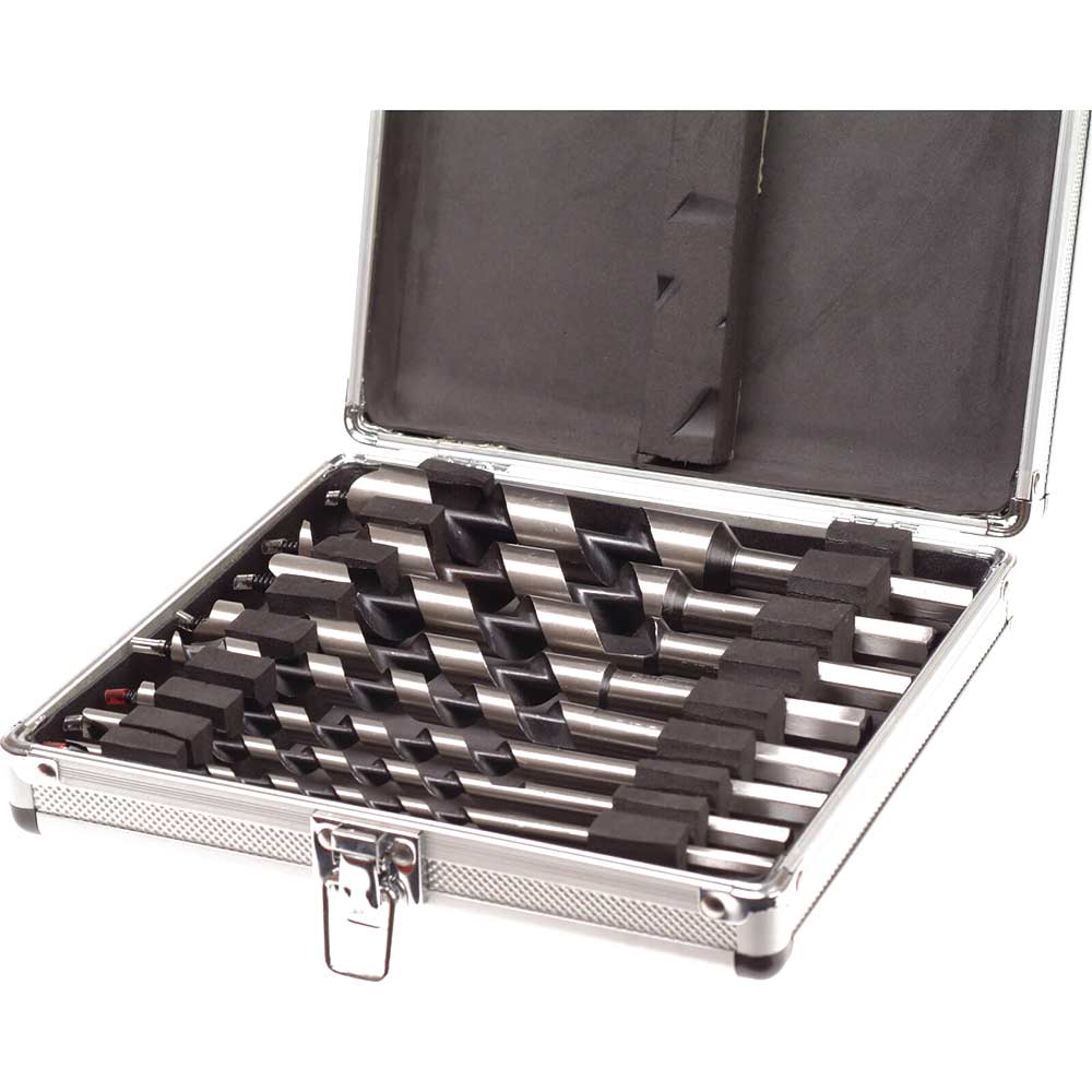 Faithfull 8 Piece Combination Auger Drill Bit Set