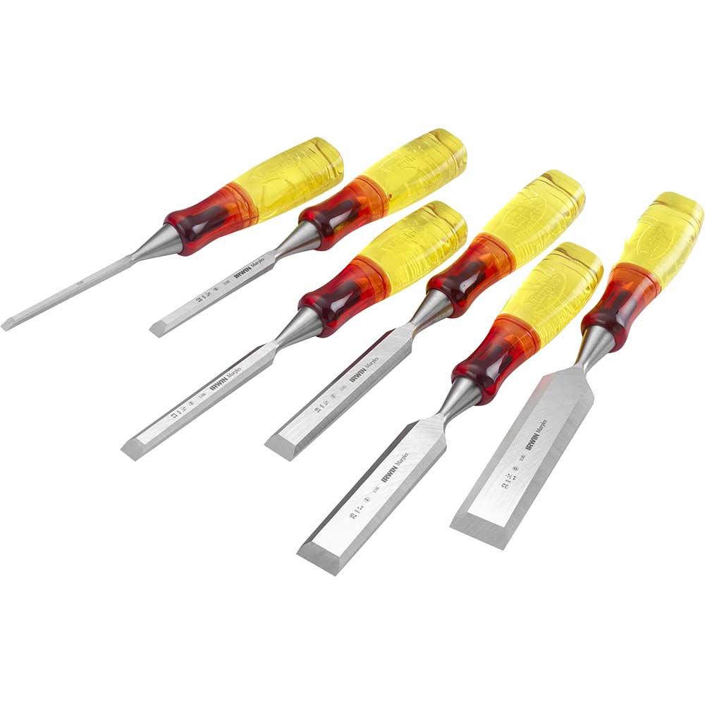 Marples M373 6 Piece Limited Edition Splitproof Bevel Edge Wood Chisel Set