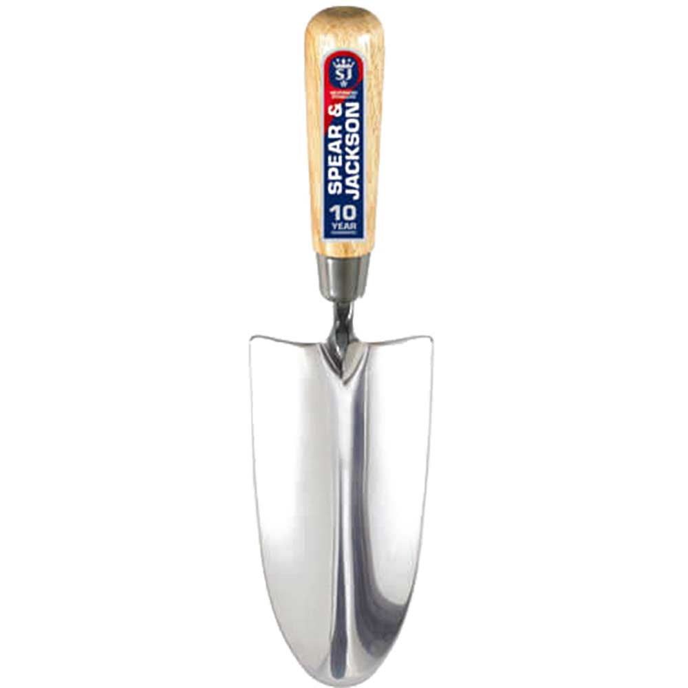 Spear and Jackson Neverbend Stainless Steel Tanged Hand Trowel