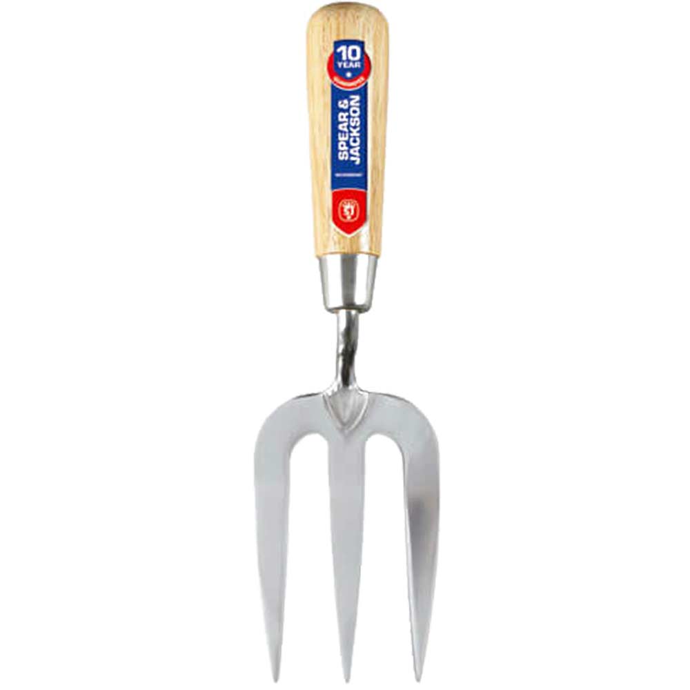 Spear and Jackson Neverbend Stainless Steel Tanged Hand Weedfork