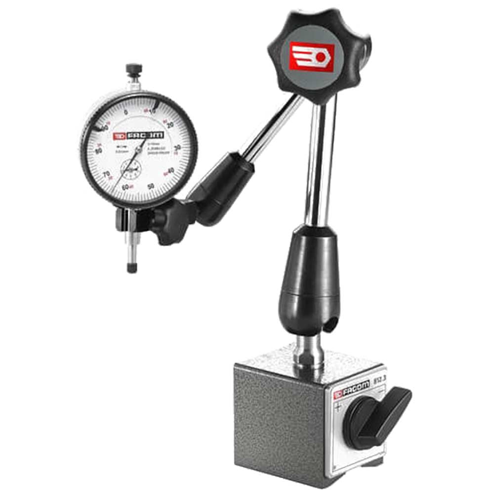 Facom 812A Dial Indicator Gauge and Magnetic Base
