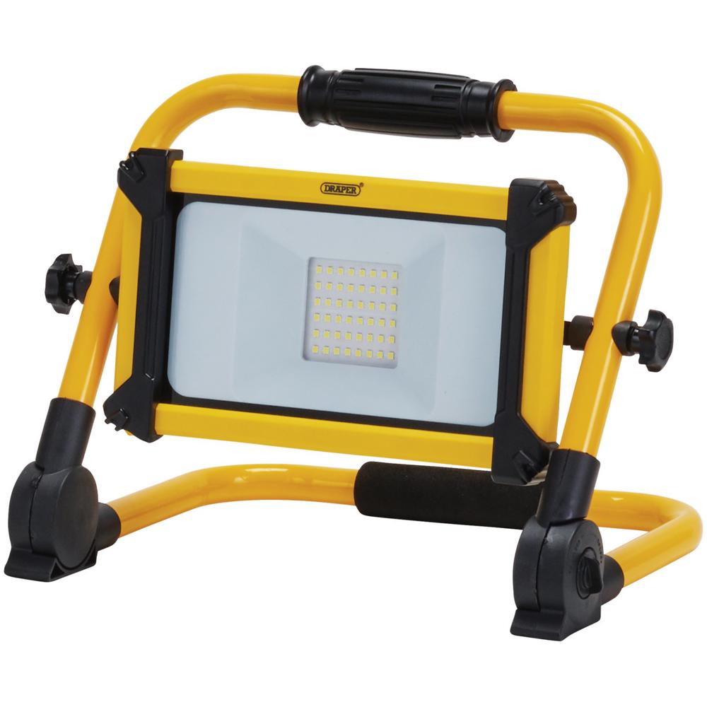 Draper SMD LED 30W Rechargeable Folding Site Work Light