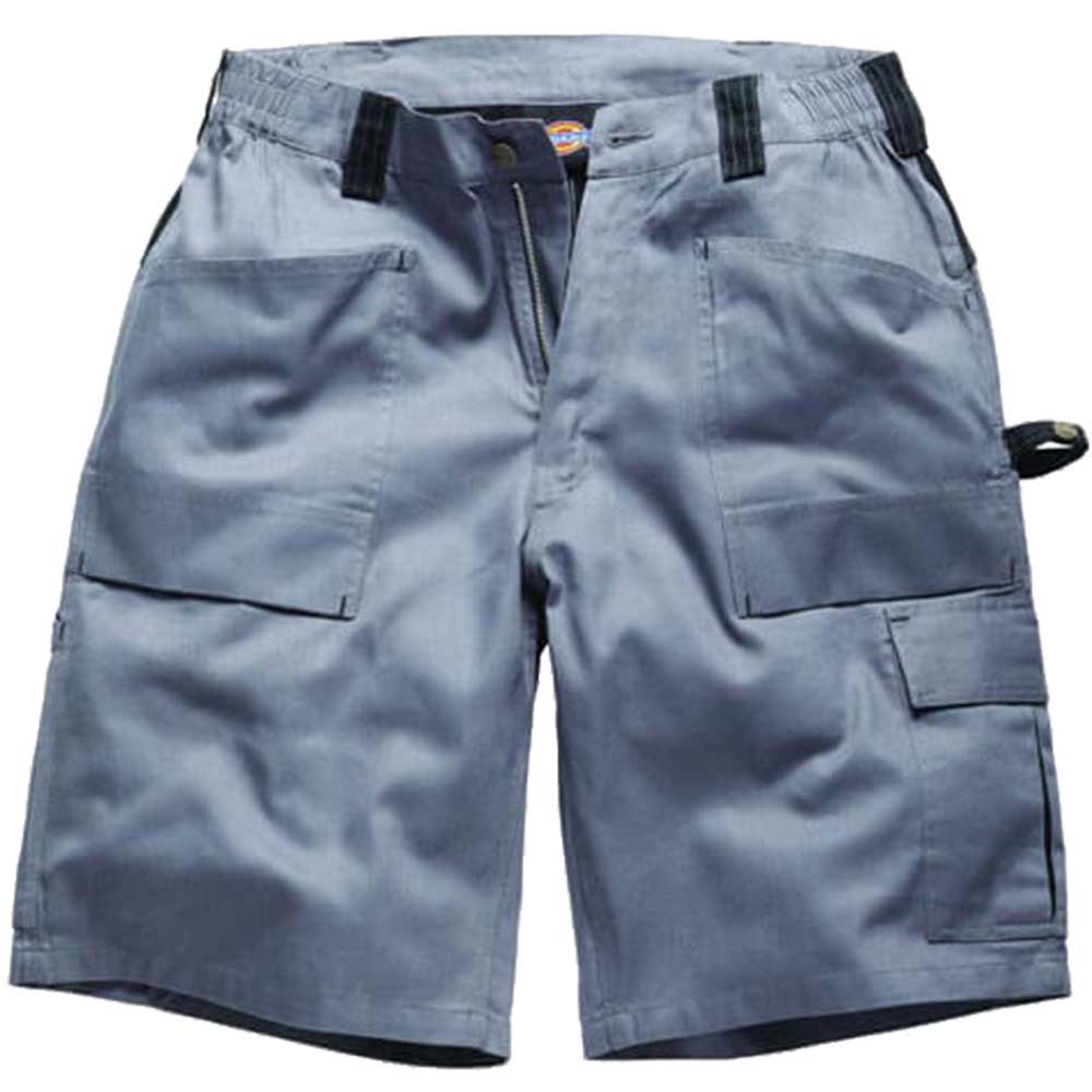 Dickies Mens Grafter Duo Tone Shorts - Grey / Black, 40"