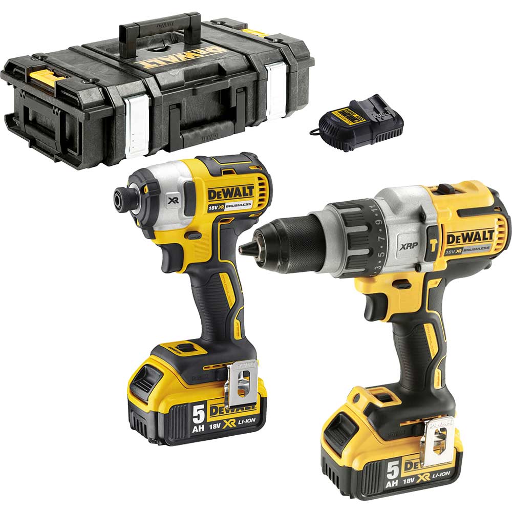 DeWalt DCK276P2 18v XR Cordless Brushless Combi Drill and Impact Driver