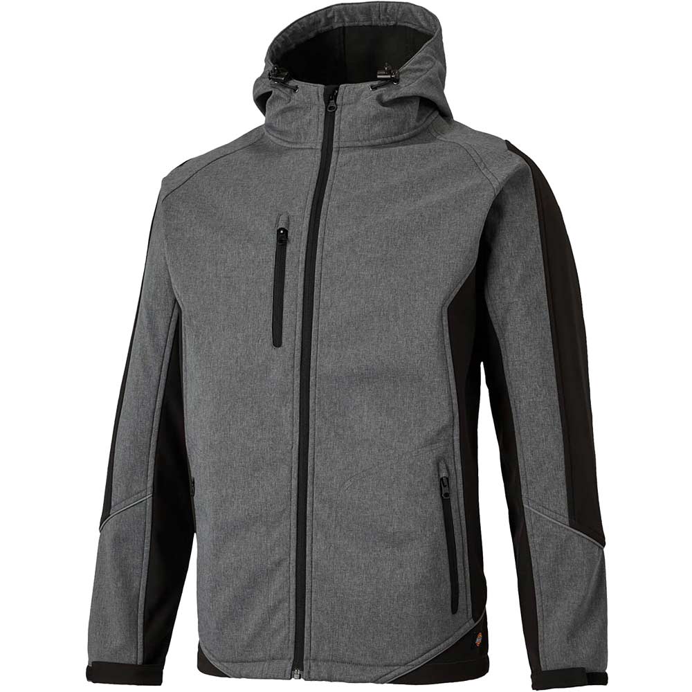 Dickies Mens Wakefield Jacket - Grey/ Black, L