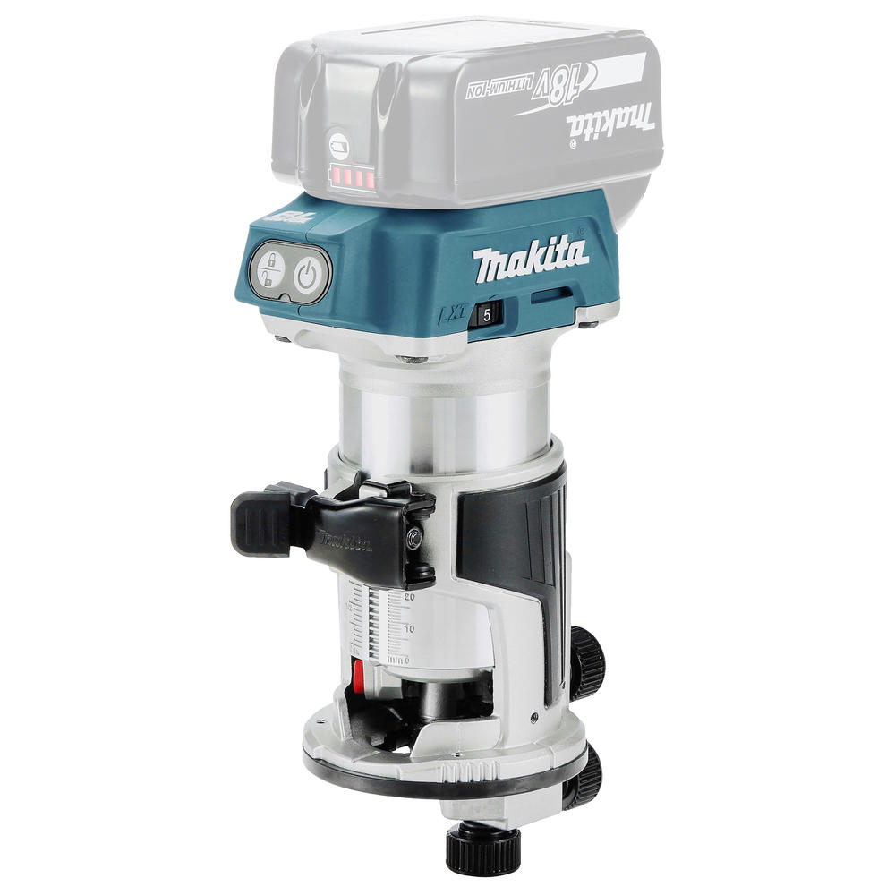 Makita DRT50 18v LXT Cordless Brushless Plunge Router and Trimmer Kit