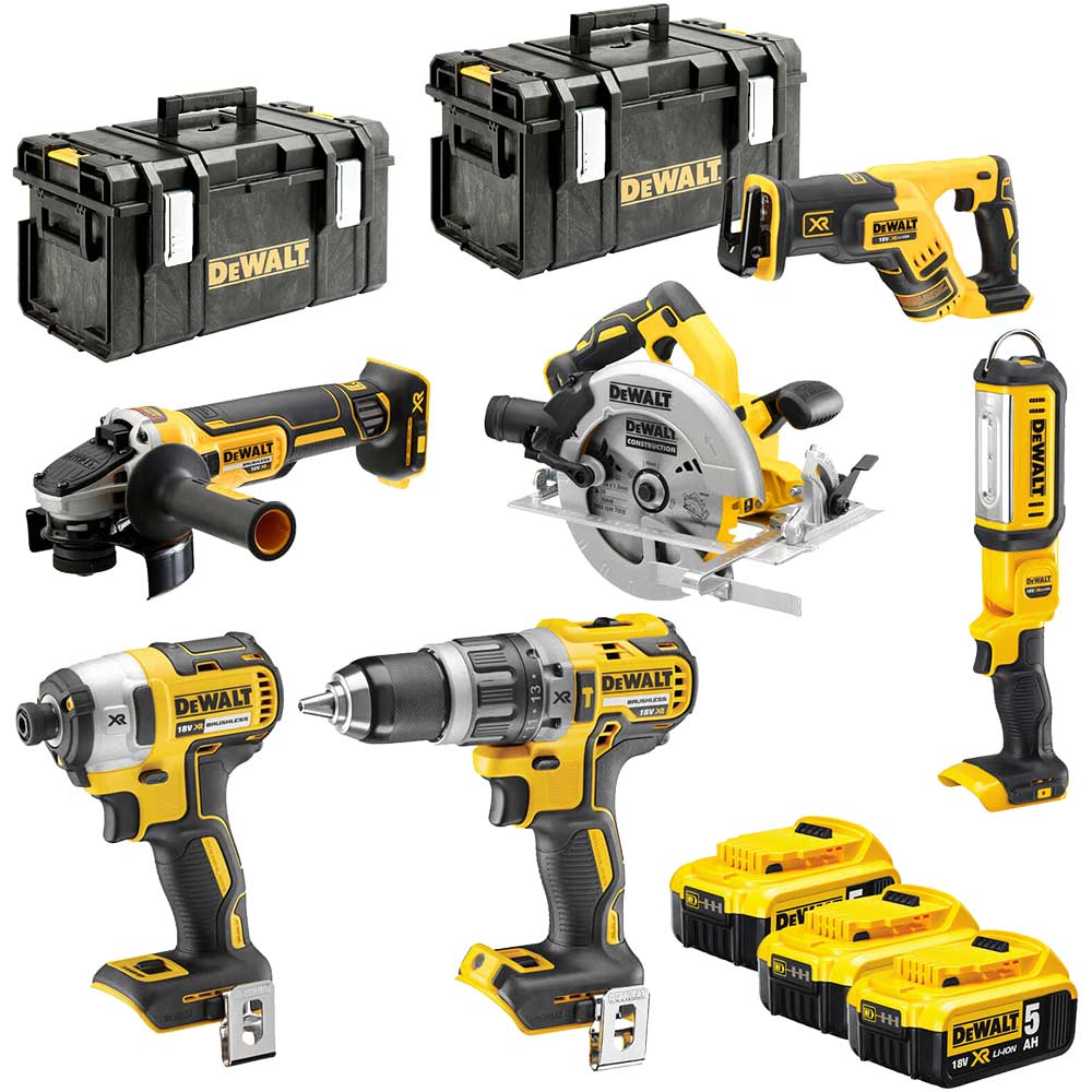 DeWalt DCK623P3 18v XR Cordless Brushless 6 Piece Power Tool Kit