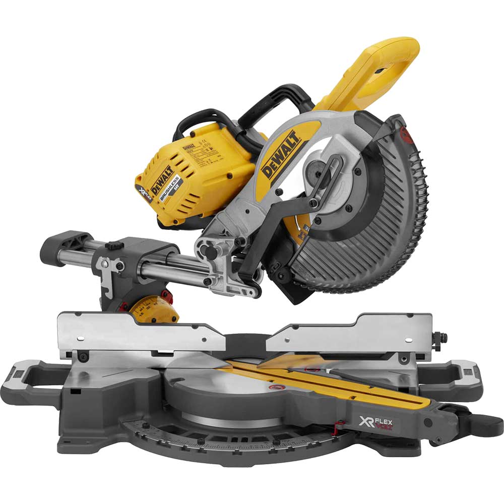 DeWalt DCS727 54v XR Flexvolt Cordless Brushless Mitre Saw 250mm
