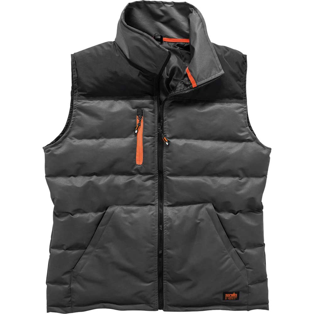 Scruffs Worker Bodywarmer - Black / Charcoal, L