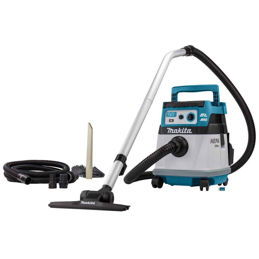 Makita DVC157L Twin 18v LXT Cordless Brushless L Class Dust Extractor