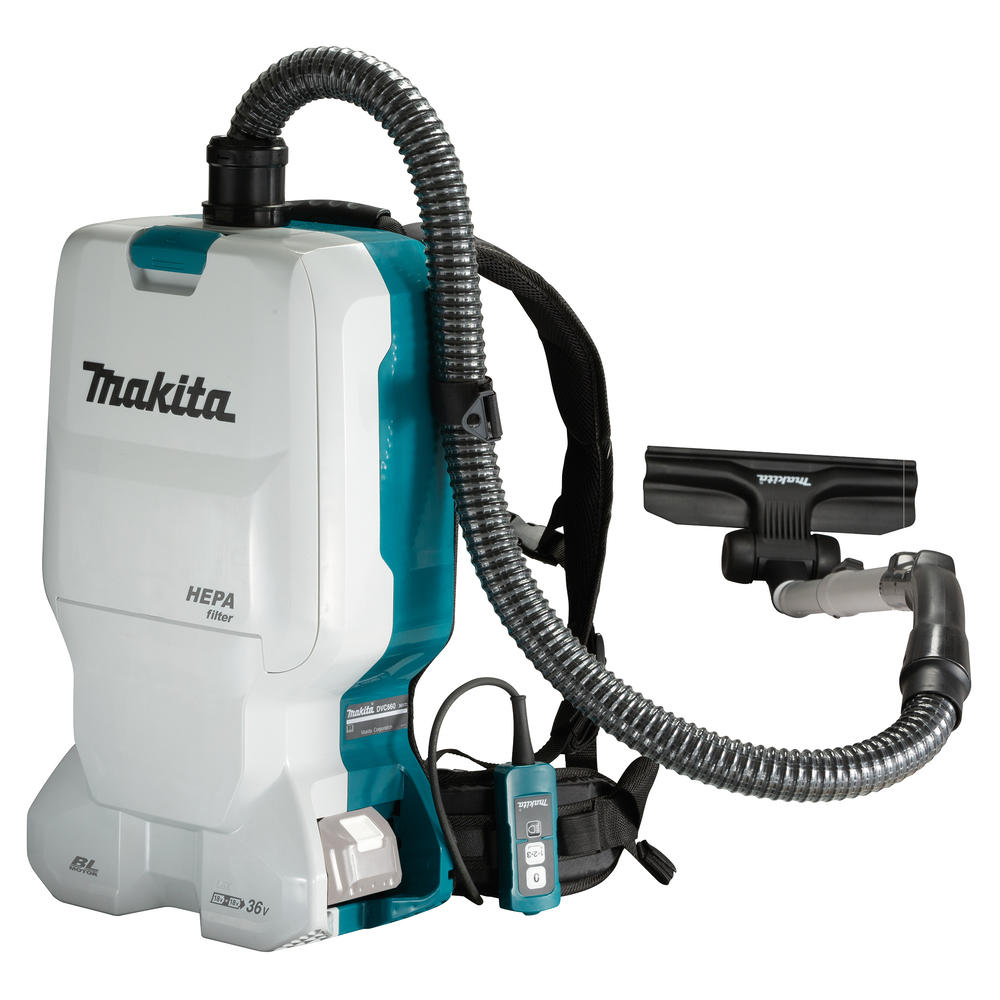 Makita DVC660 Twin 18v LXT Cordless Brushless Backpack Vacuum Cleaner