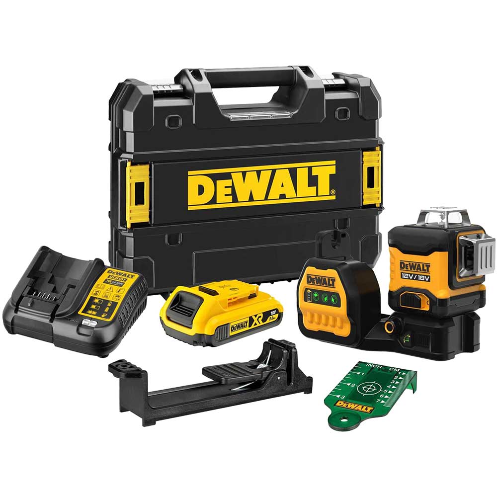 DeWalt DCE089 18v Self Levelling Cross Line GREEN Laser Level