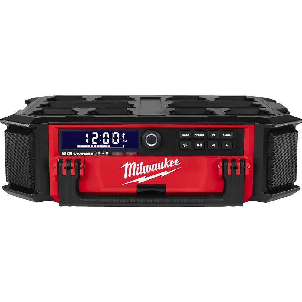 Milwaukee M18 PRCDAB+ 18v Cordless Packout Radio and Battery Charger