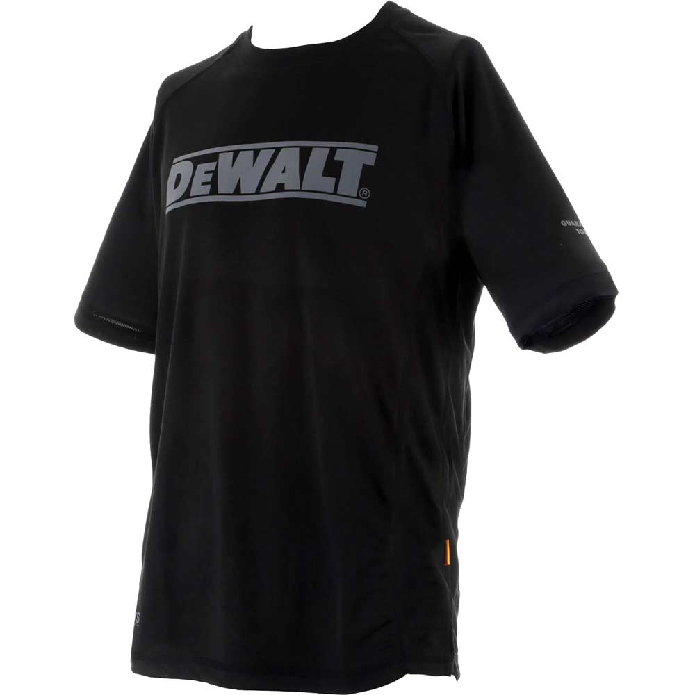 DeWalt Easton Mens PWS Performance T Shirt - Black, XL