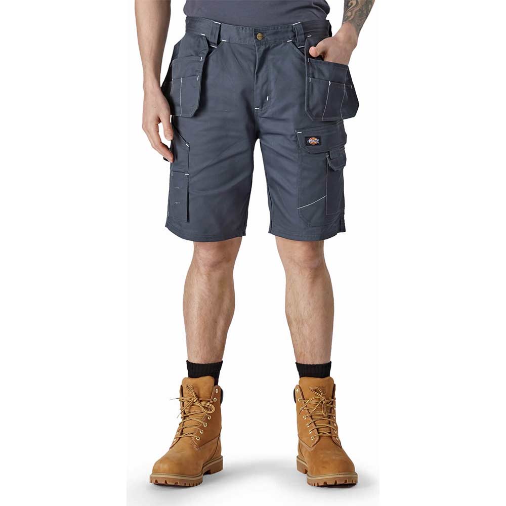 Dickies Redhawk Pro Work Shorts - Grey, 36"