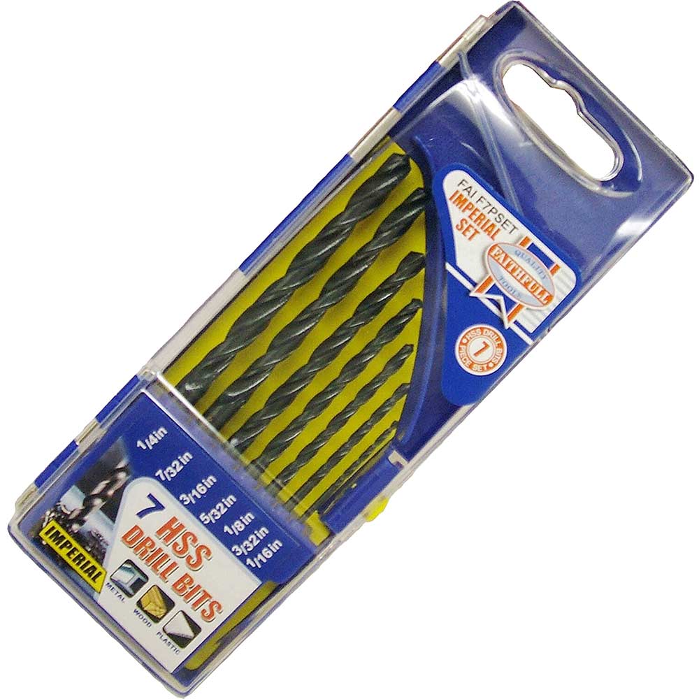 Faithfull 7 Piece HSS Drill Bit Set