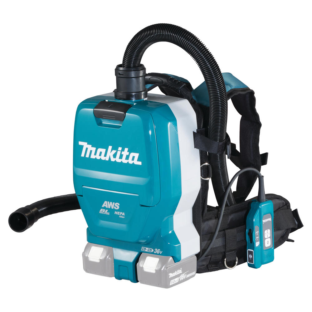 Makita DVC265 Twin 18v LXT Cordless Brushless Backpack Vacuum Cleaner