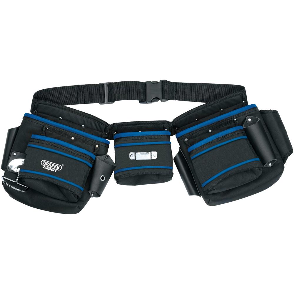 Draper Expert Heavy Duty Nylon Double Tool Pouch with Belt