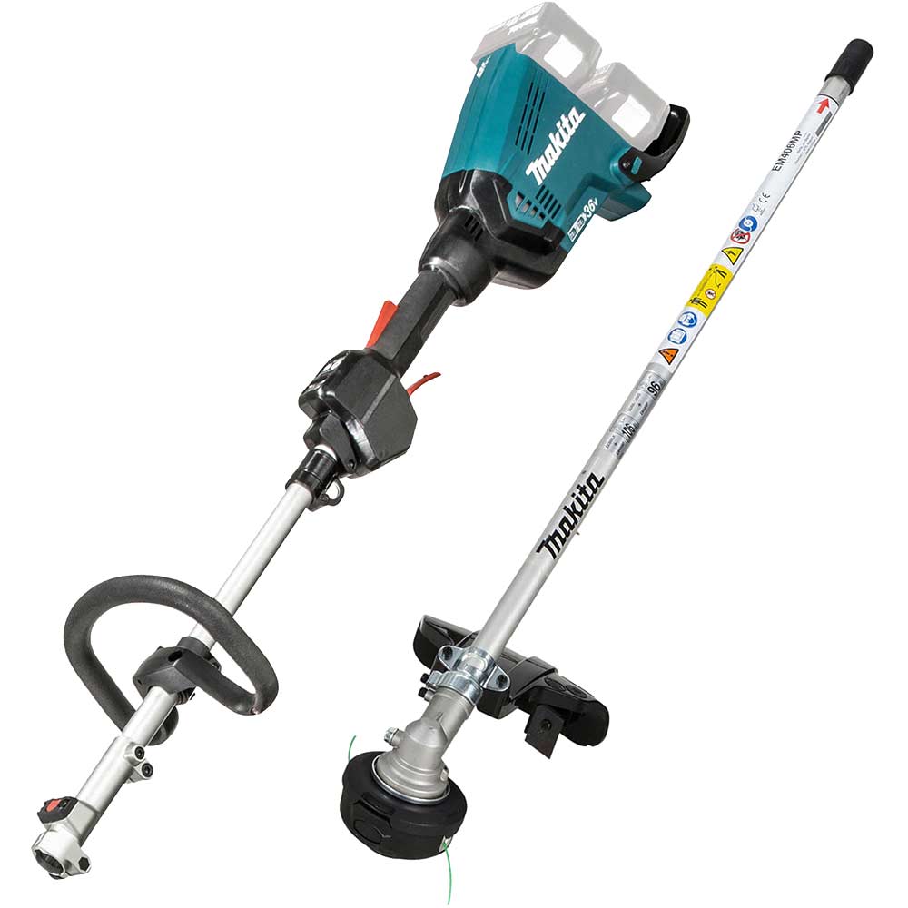 Makita DUX60 Twin 18v LXT Cordless Brushless Split Shaft Garden Multi Tool Kit