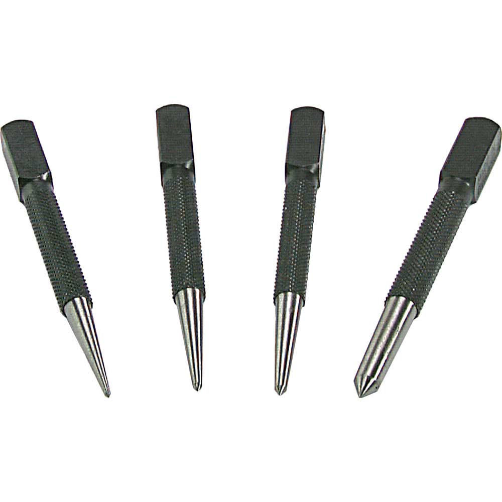 Priory 4 Piece Centre Punch Set