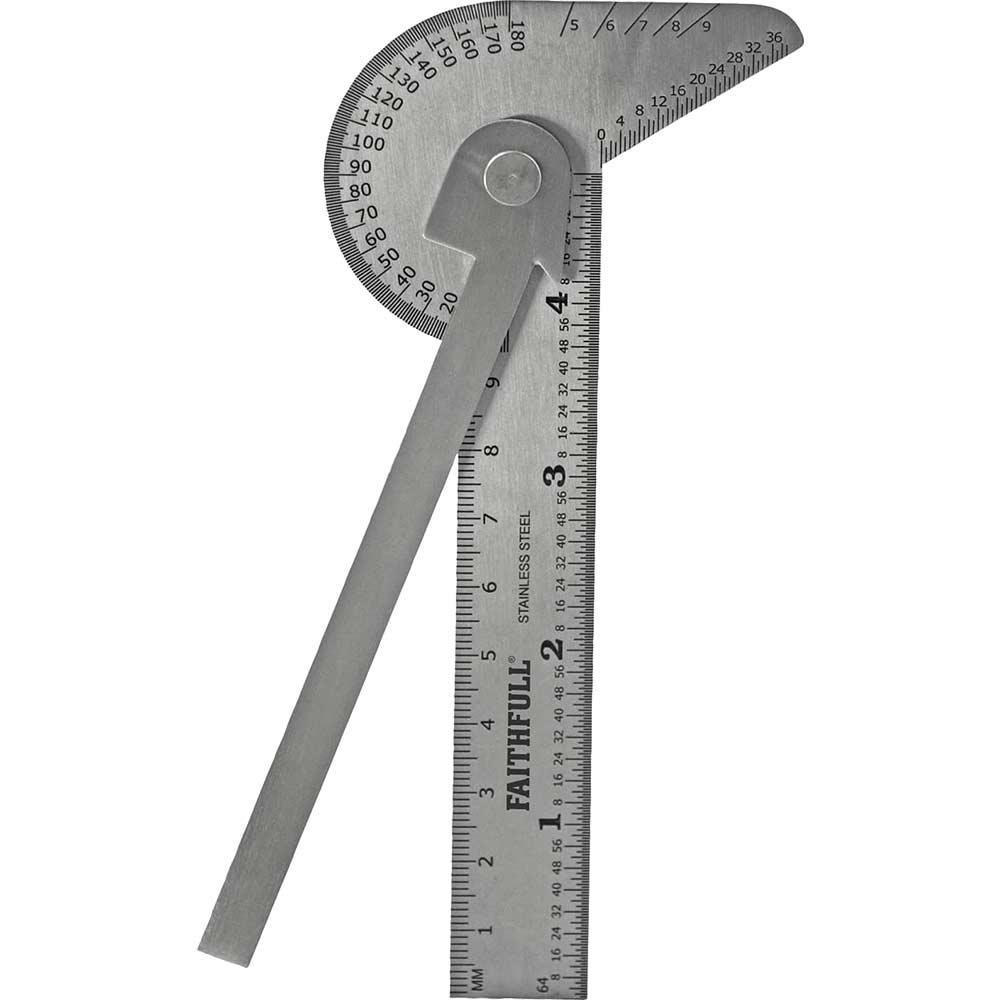 Faithfull Multi Purpose Angle Protractor