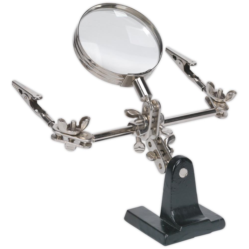 Sealey SD150 Mini Robot Soldering Stand and Magnifier
