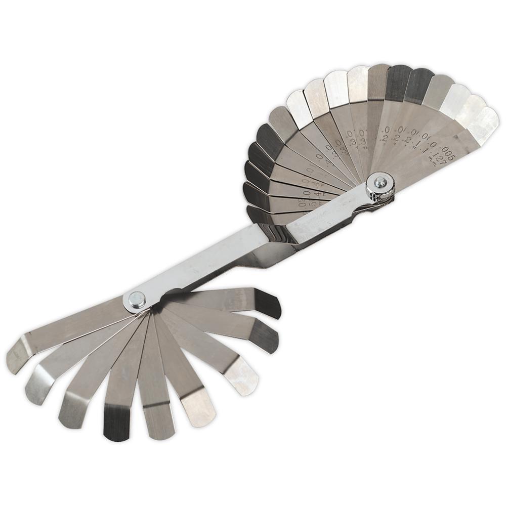 Sealey 26 Blade Feeler Gauge Offset Dual Marked