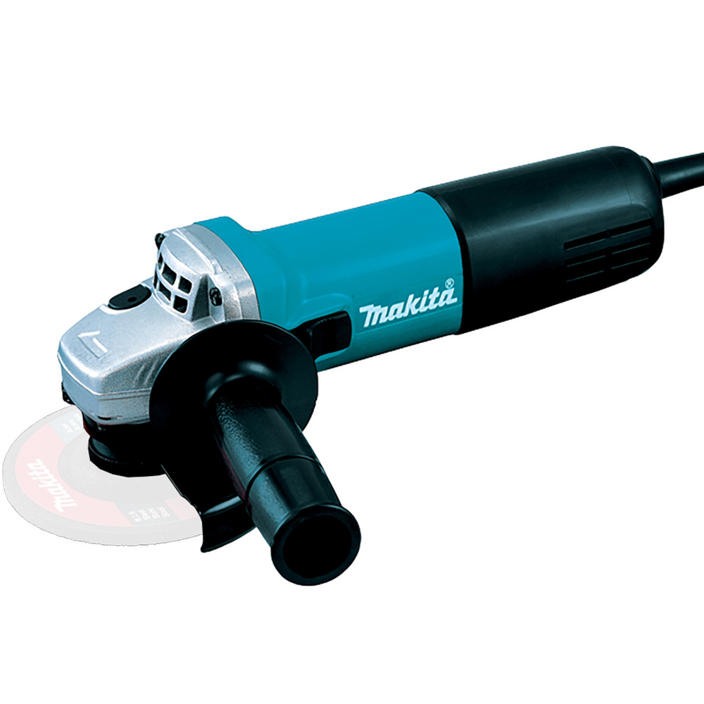 Makita 9557HNRX1 Angle Grinder and Diamond Blade 115mm