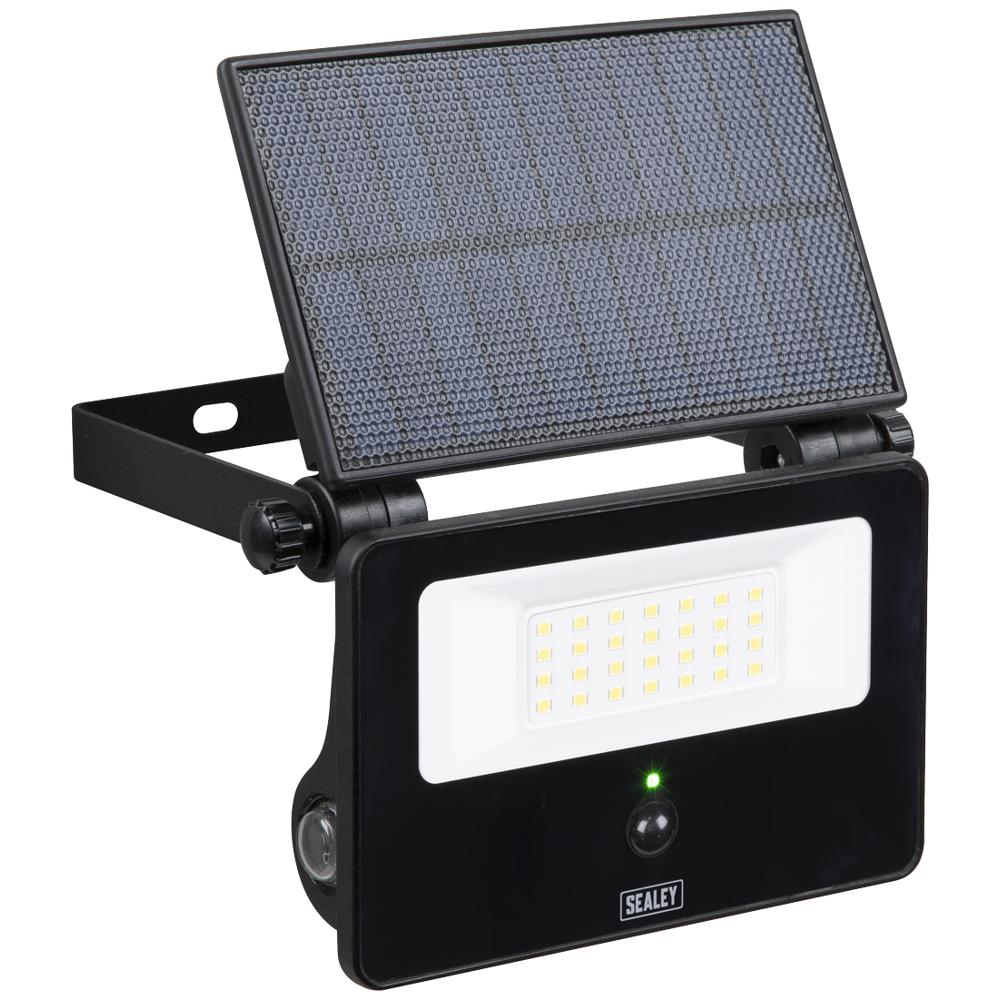 Sealey 20W Extra Slim Solar Powered Wall Mount Flood Light