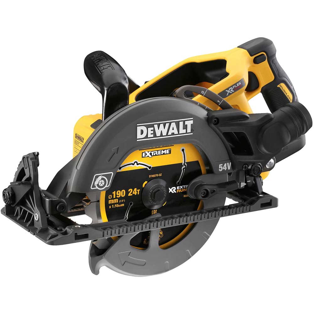 DeWalt DCS577 54v XR Cordless Brushless FLEXVOLT Circular Saw 190mm
