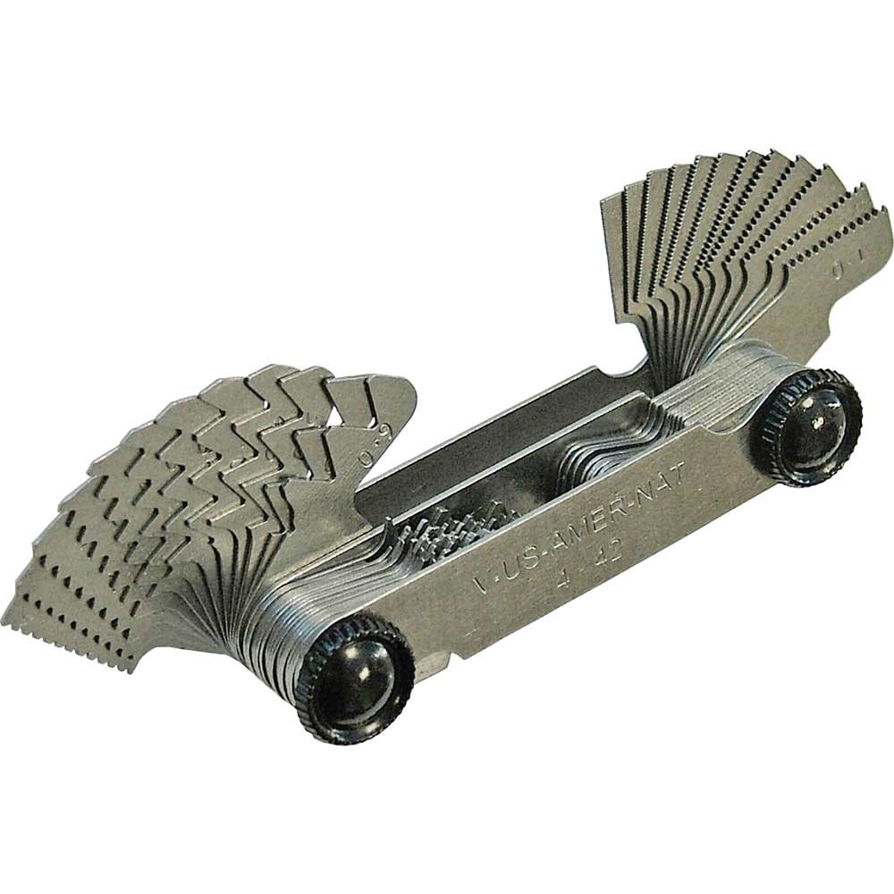 Faithfull Amer-Nat 55 Blade Screw Pitch Gauge Set