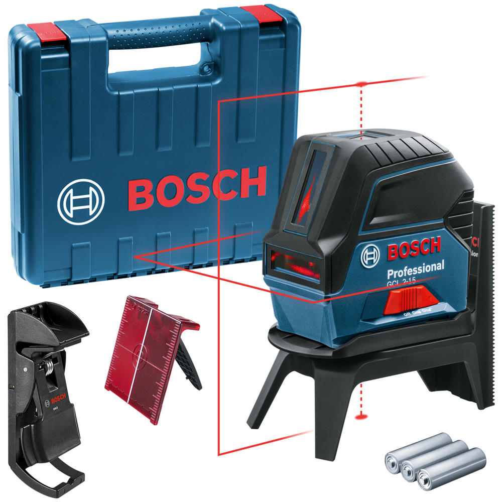 Bosch GCL 2-15 Combi Line Laser Level Set