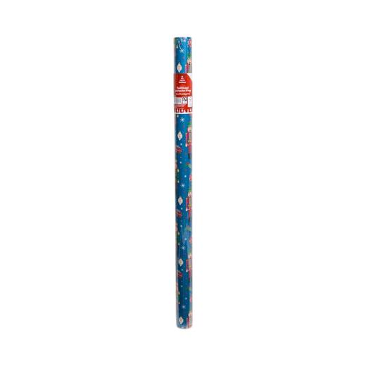 Traditional Nutcracker Gift Wrap - Blue