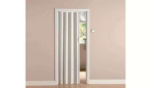 White Oak Effect Double Skin Folding Door