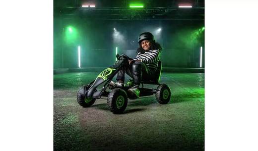 Xootz Viper Racing Go Kart - Black/Green